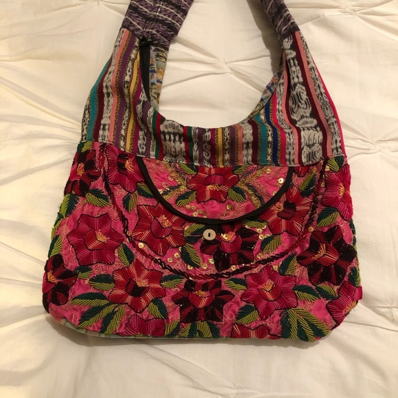 Crossbody Embroidered Purse - Picture 1 of 4